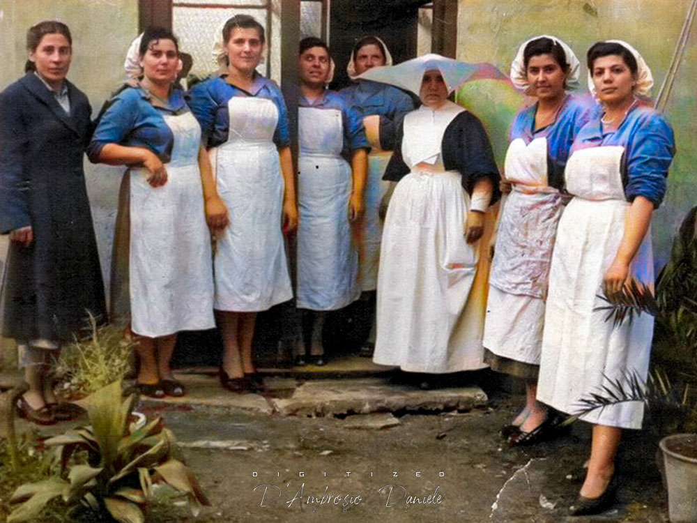 Ospedale Psichiatrico Sant'Antonio Abate, Foto di Repertorio Restaurate a COLORI